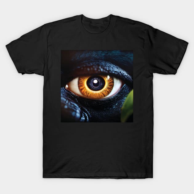Gorilla Eye Art T-Shirt by Geminiartstudio